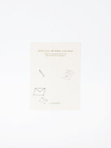 Cosymosy 'For you' Teddy bear Keyring Card - 5 Color