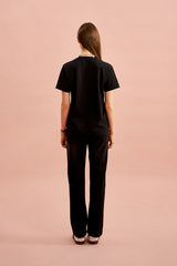 ウィティーバニーワッペンTシャツ／WITTY BUNNY WAPPEN T-SHIRT [BLACK]