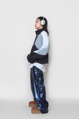 メタルサイドジッパーパンツ / metal side zipper pants