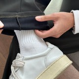 LMN Winter Spandex Napping Banded Cargo Wide Pants (4 colors)