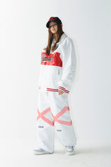 ニューポットリフレクティブトラックパンツ / BSR2223FWPT028 NEW POT-X REFLECTIVE TRACK PANTS WHITE