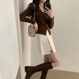 Bonu Pocket V-neck V-neck Knit Cardigan (4 colors)