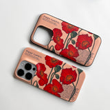 レッドポピー iPhoneケース/Red Poppy (iPhone) Matt Hard Case