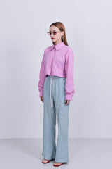 クロップシャツ / crease crop shirts