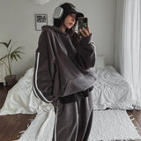 (UNISEX) ドスフリースストリングフード