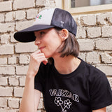 Palm Tree Logo Ordinary Mesh Cap Black
