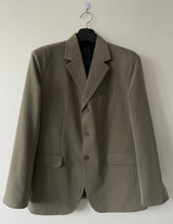 French 3 button set up blazer