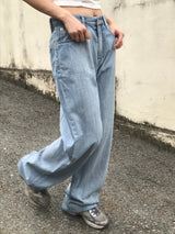 Wander brushed denim pants