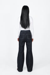 カーブデニムパンツ / CURVED DENIM PANTS