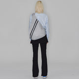 HYBRID MESSENGER BAG (SILVER)