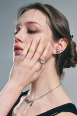 NO.323 [SILVER] GEOMETRY STAR RING