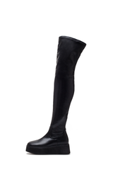 Platform Long Boots(Black)