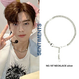 no.197ネックレス/no.197 necklace 車銀優｜ Cha Eunwoo astro pick