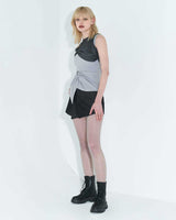 チェーンリンクレイヤードトップ / Chain Link Layered Top _ Grey