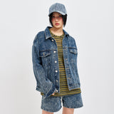 JINRO OVERSIZED DENIM TRUCKER JACKET