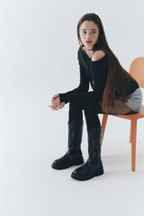 セレーナオフショルダーニット