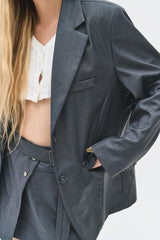 スポットレイヤードベルトスカート/Spot Layered Belt sk (2 colors)