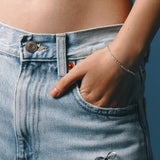 [925 SILVER] Petit Cube Silver Bracelet