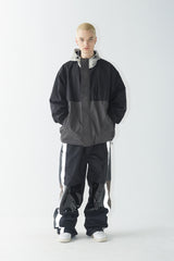 クロスボックスリフレクティブトラックパンツ / BSR2223FWPT031 WD CROSS BOX REFLECTIVE TRACK PANTS BLACK