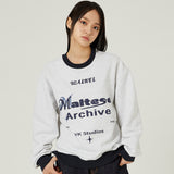 Typography ringer sweatshirts