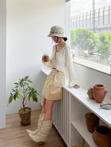プレッツェルクロップカーディガン / Pretzel Crop Cardigan (4color)