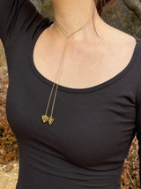 VALENTINA NECKLACE GOLD(silver+16K gold plated)