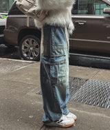 (UNISEX) ハミングウォッシングカーゴジーパン