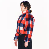 ウェア―ドフリースクロップジャケット/WEIRD FLEECE CROP JACKET (RED)