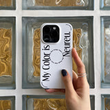 マイカラーケース / My Color Case (White Slim Hard)