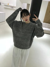 ナットrネックニット