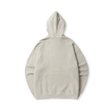 Pigment Slogan Buckle Hoodie - Beige (6624482852982)