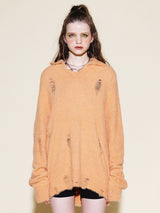 DAMAGE COLLAR KNIT (6635438932086)