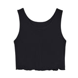 クロップスリーブレス / CROP SLEEVELESS (BLACK)