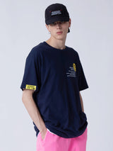 CHANGE IS IN OUR HANDS CAMPAIGN 1/2 T-SHIRT_NAVY (6581201567862)