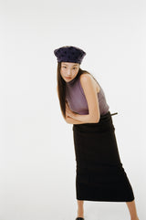 DOT BERET HAT / NAVY