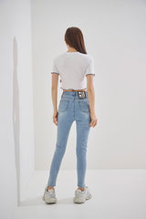 アンバランスクロップTシャツ/TOP(9190) VV Unbalance Crop Tee