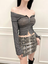 OMGオフジップアップ/754. OMG off zip-up (2color)
