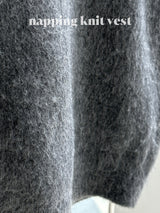 SP Napping Knit Vest  (4color)