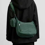 ナイロンユーティリティメッセンジャーバッグ/HIGORO NYLON UTILITY MESSENGER BAG GREEN