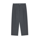 [起毛]ウィンターツータックワイドコットンパンツ (4 color)