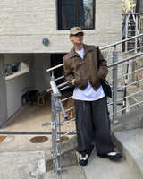 No.0622 S カーペンターワイドデニム パンツ
