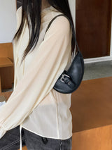ガゼルベルトハーフムーンミニトートショルダーバッグ / Gazel belt half moon mini tote shoulder bag