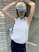 コーニルy2kウォッシング刺繍パッチカラーマッチングボールキャップハット/Cornil y2k Washing Embroidery Patch Color Matching Ball Cap Hat