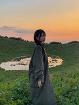 (UNISEX) f/wロングトレンチフィールドジャンパー
