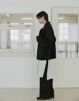 ユニセックスワイドスリーブロングシャツ/unisex wide sleeve long shirts natural