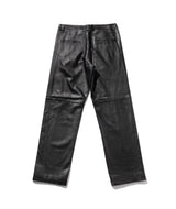 ラムスキンカーブラインパンツ/LAMSKIN CURVED LINE PANTS