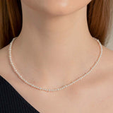 ワンタッチデイリースワロフスキーパールネックレス/Onetouch Daily Swarovski Pearl Necklace(3&4mm)2
