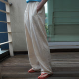 トロピカルバンディングパンツ / TROPICAL BANDING PANTS_CREAM