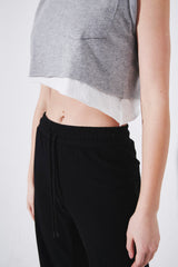 カッターノースリーブトップ/CUTTER SLEEVELESS TOP