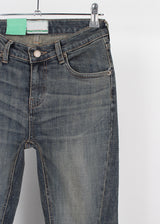 LINE BOOTS CUT DENIM